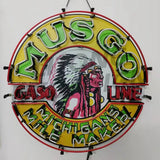Musgo Gasoline Michigans Mile Maker Neon Signs by Neon Signs Land - product image 3 for Resin Society