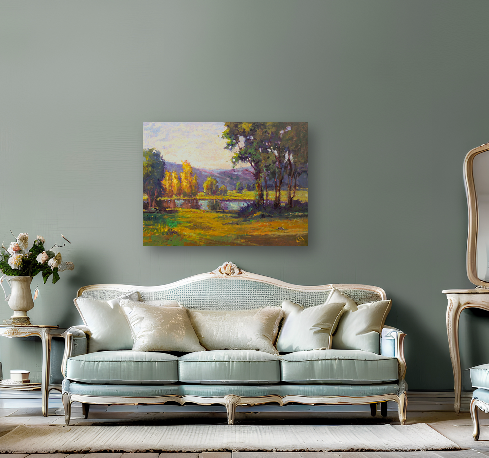 My Favorite Place Artist Enhanced Canvas Print by John Beard Collection - product image 4 for Resin Society