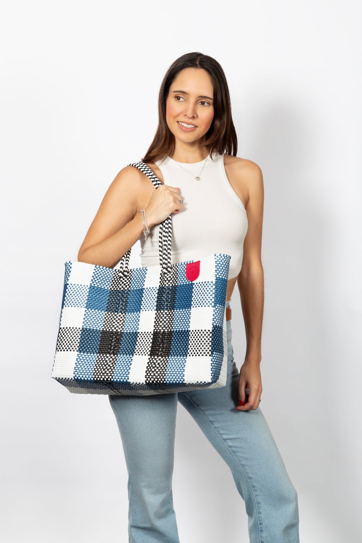 Mykonos Woven Super Tote by Tin Marin Brand - product image 4 for Resin Society