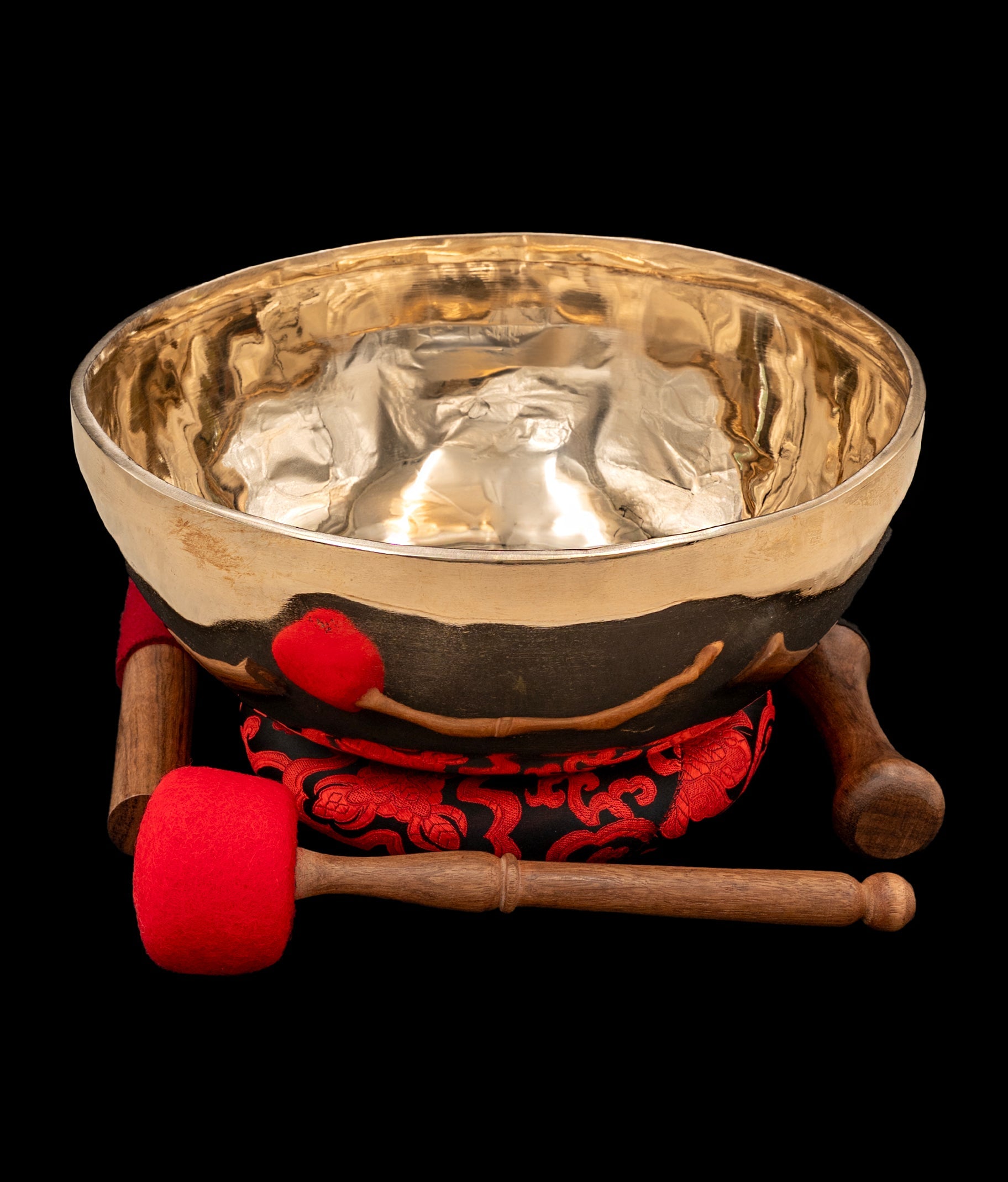 New Jambati Singing Bowl A# 119Hz 11.25" N16227 by Bodhisattva Trading Company - main product image for Resin Society