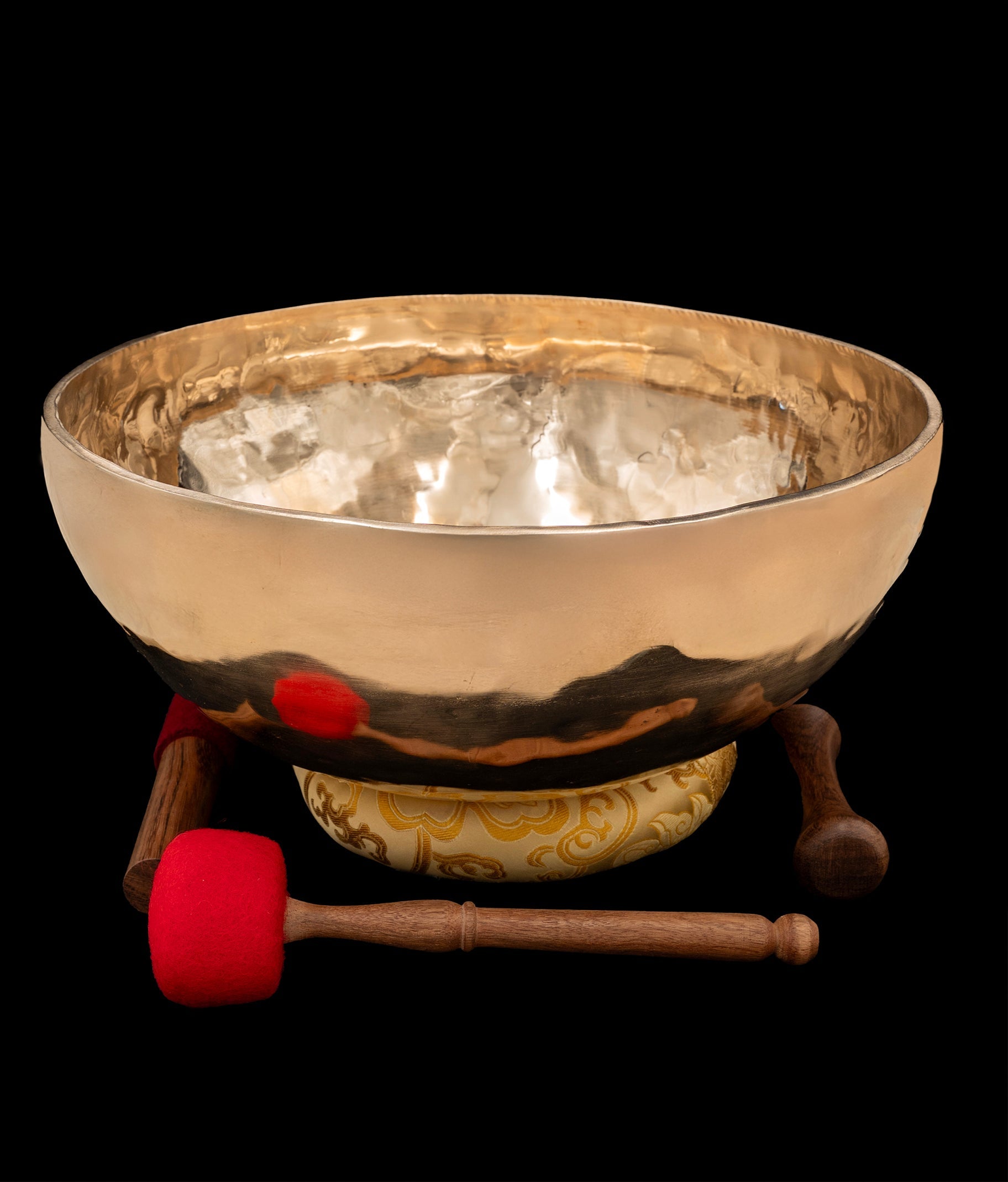 New Jambati Singing Bowl E2 84Hz 14" N16233 by Bodhisattva Trading Company - main product image for Resin Society