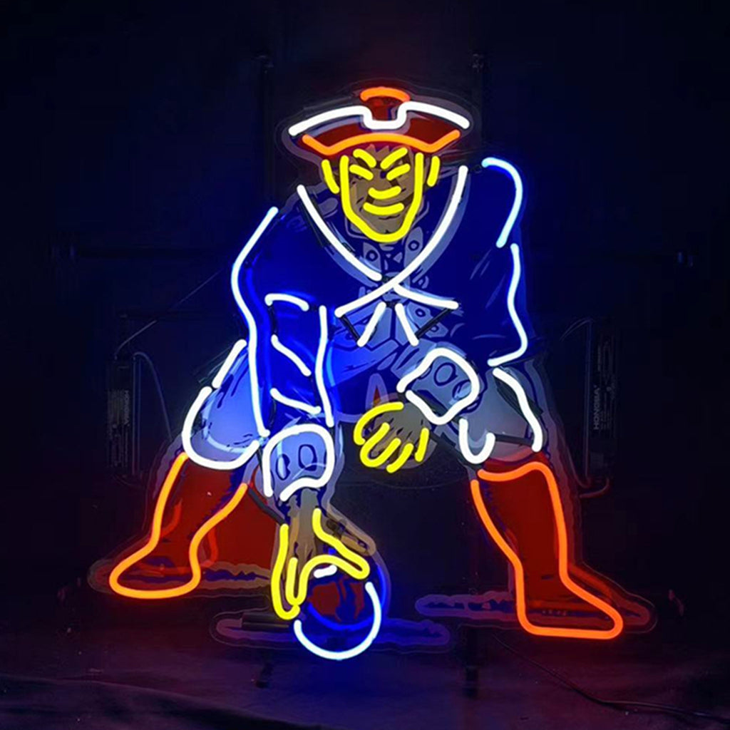NFL New England Patriots Sport Team Neon Sign Light by Neon Signs Land - product image 2 for Resin Society