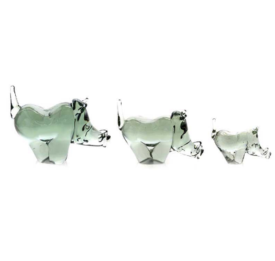Recycled Glass Warthog by Mbare Ltd - main product image for Resin Society