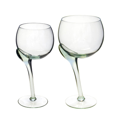 Crooked Stem Wine Glass by Mbare Ltd - main product image for Resin Society