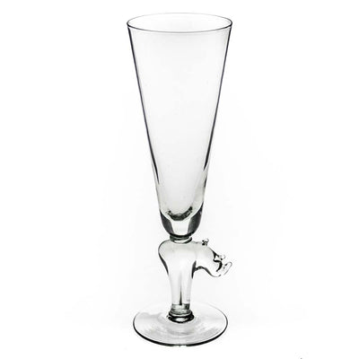 Champagne Glass with Animal Stem by Mbare Ltd - main product image for Resin Society