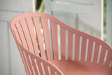 Nassau Carver Armchair in Peony Pink Social Plastic® - 2pc by LifestyleGarden US - product image 2 for Resin Society