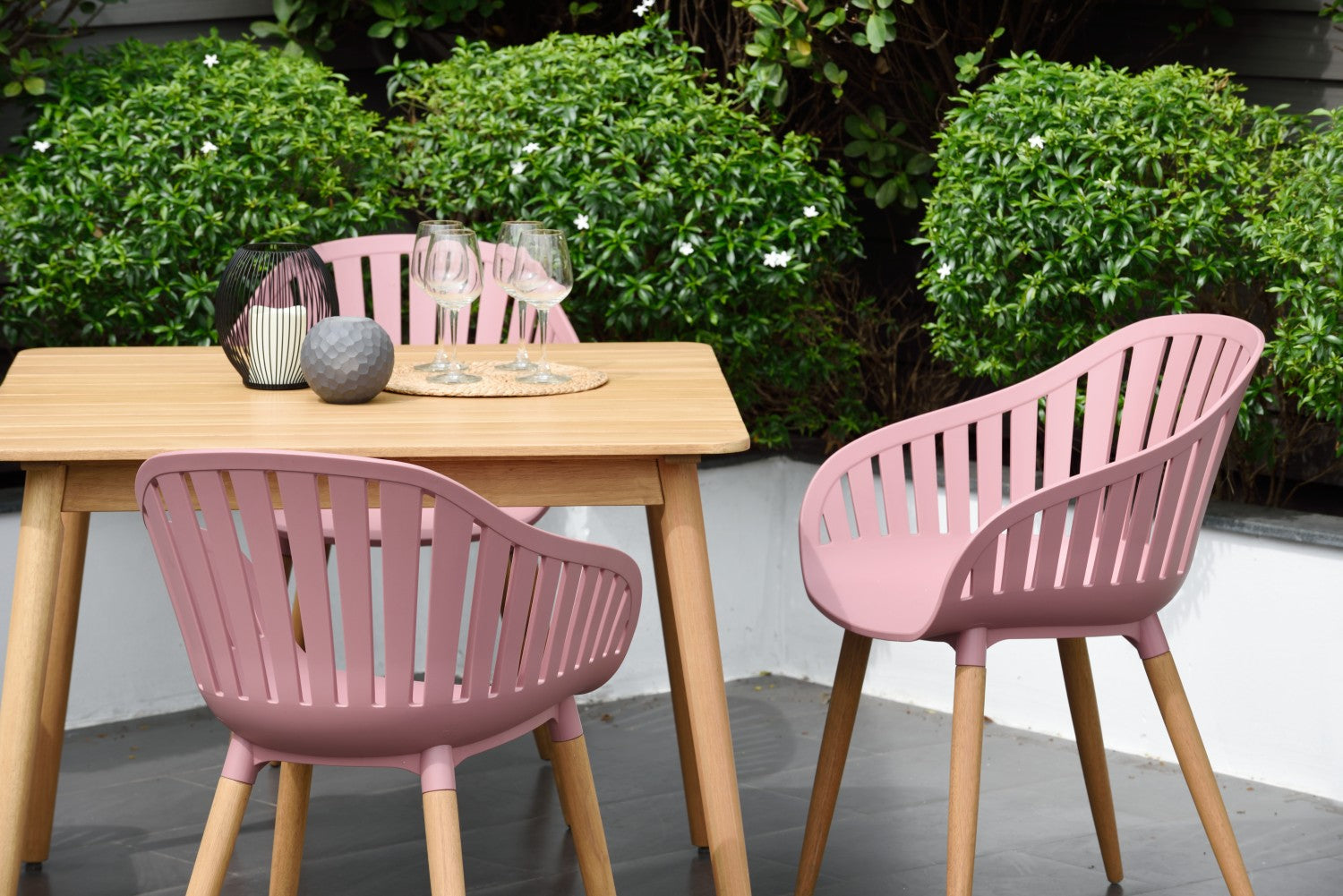 Nassau Square Hardwood Table by LifestyleGarden US - product image 5 for Resin Society