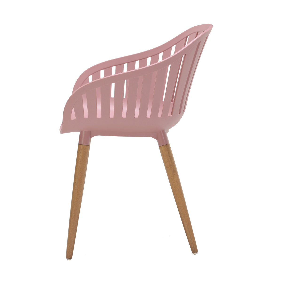 Nassau Carver Armchair in Peony Pink Social Plastic® - 2pc by LifestyleGarden US - product image 6 for Resin Society
