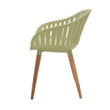 Nassau Carver Armchair In Sage Green Social Plastic® - 2pc by LifestyleGarden US - product image 6 for Resin Society
