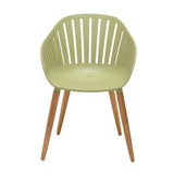 Nassau Carver Armchair In Sage Green Social Plastic® - 2pc by LifestyleGarden US - product image 5 for Resin Society