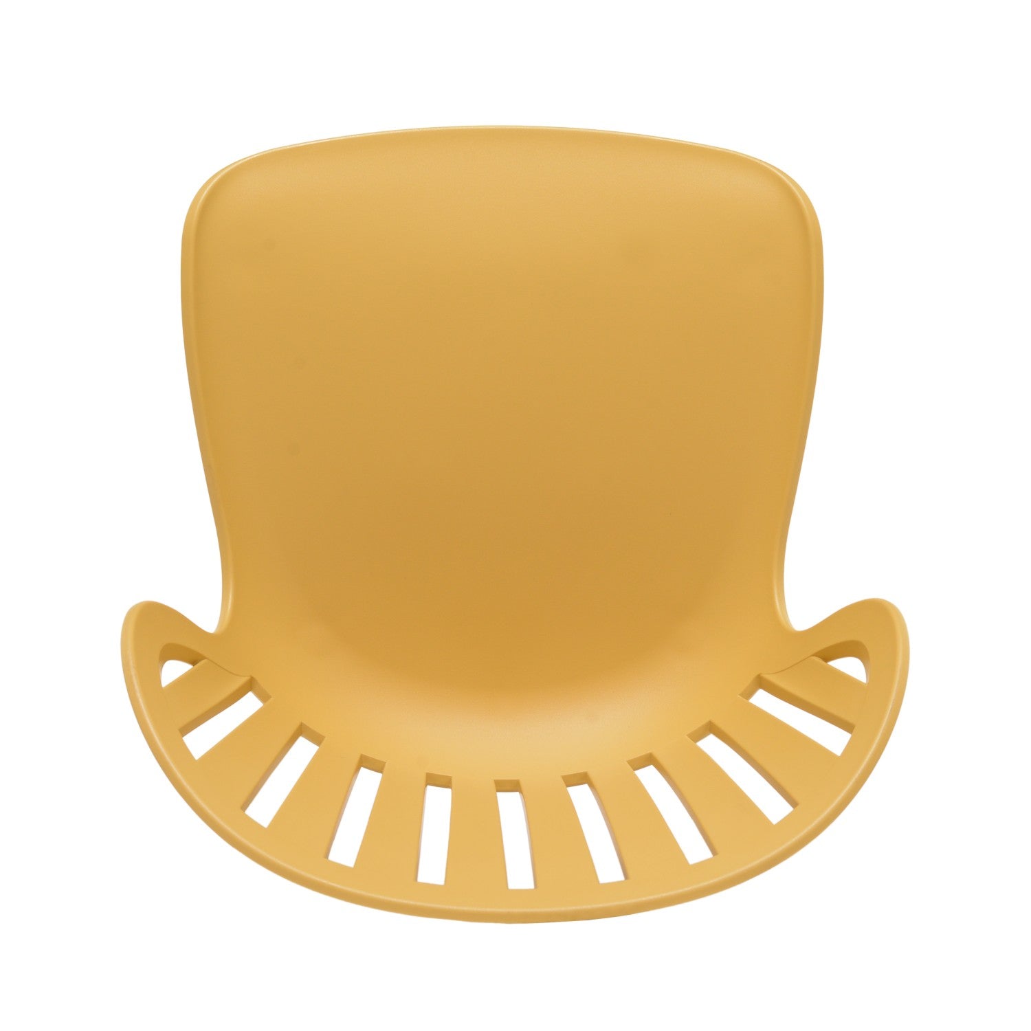 Nassau Side Chair in Honey Yellow Social Plastic® - 2pc by LifestyleGarden US - product image 8 for Resin Society