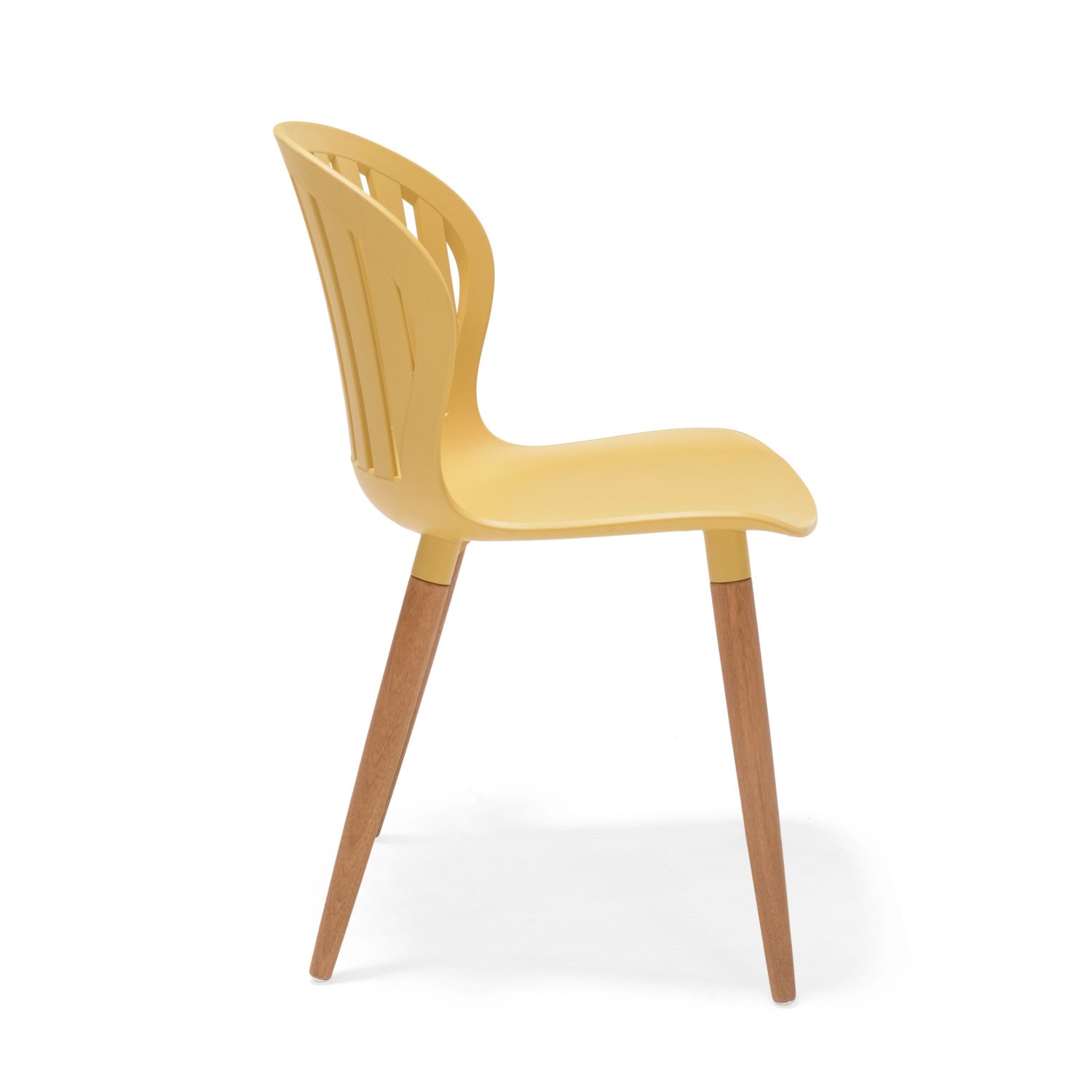 Nassau Side Chair in Honey Yellow Social Plastic® - 2pc by LifestyleGarden US - product image 7 for Resin Society