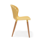 Nassau Side Chair in Honey Yellow Social Plastic® - 2pc by LifestyleGarden US - product image 7 for Resin Society