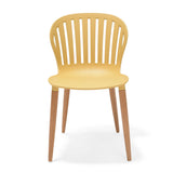 Nassau Side Chair in Honey Yellow Social Plastic® - 2pc by LifestyleGarden US - product image 5 for Resin Society