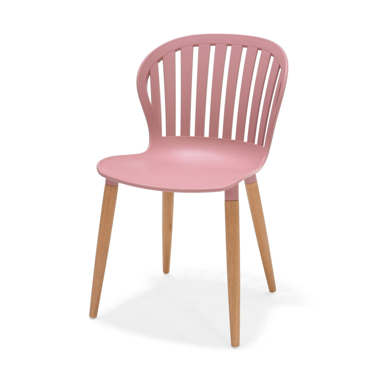 Nassau Side Chair in Peony Pink Social Plastic®- 2pc by LifestyleGarden US - product image 5 for Resin Society