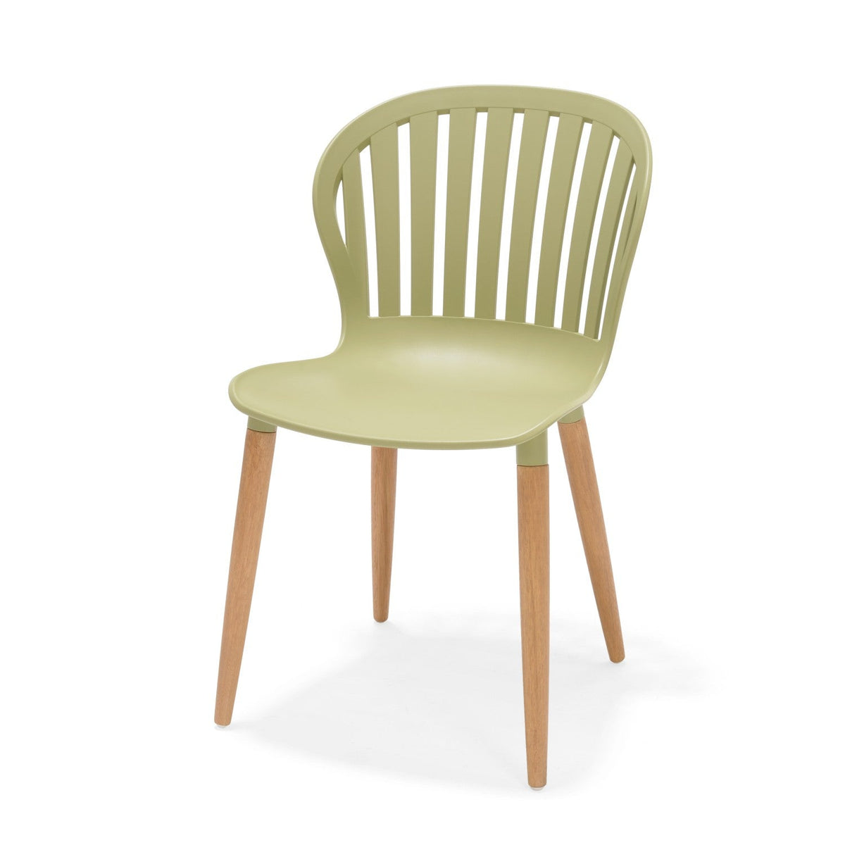 Nassau Side Chair In Sage Green Social Plastic® - 2pc by LifestyleGarden US - product image 5 for Resin Society