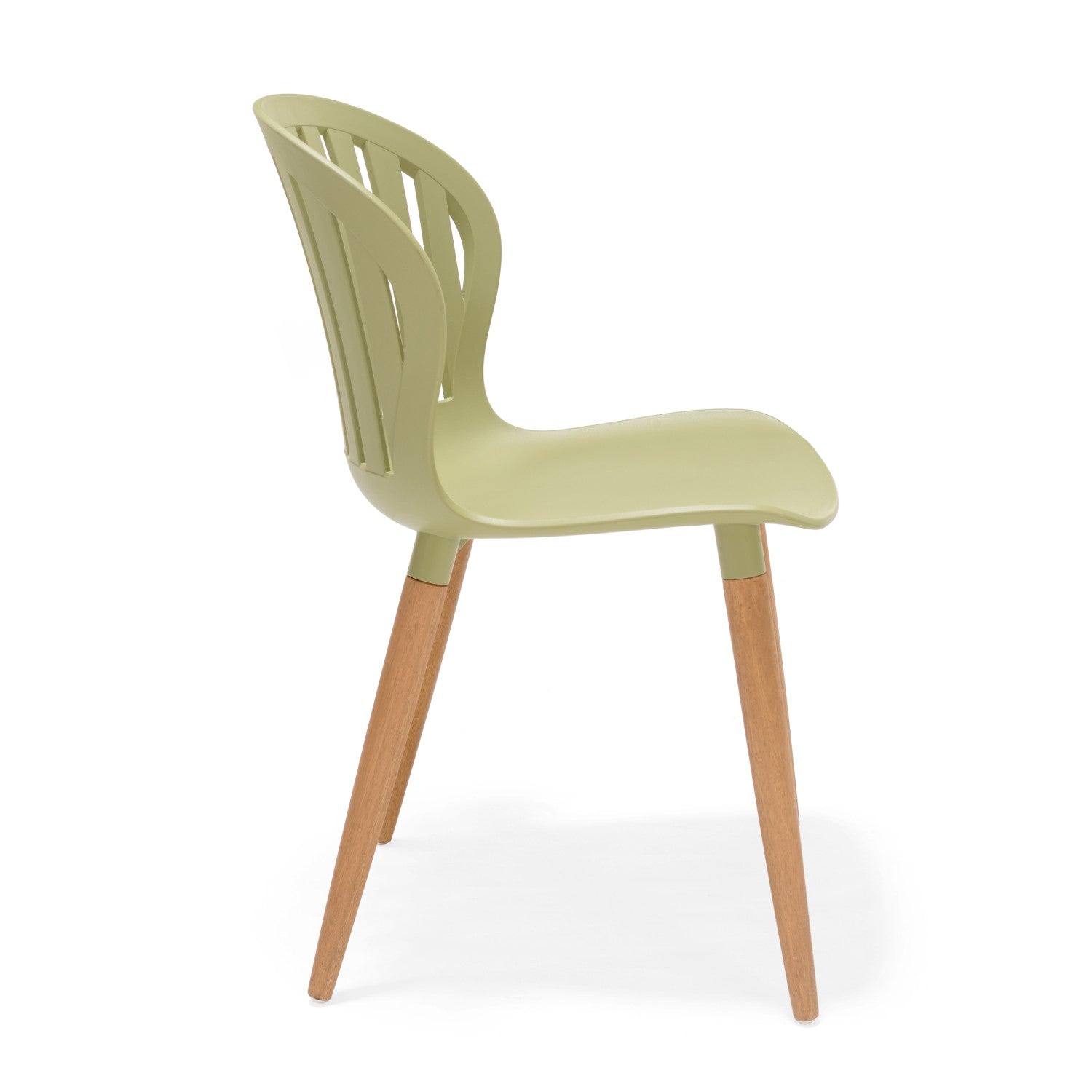 Nassau Side Chair In Sage Green Social Plastic® - 2pc by LifestyleGarden US - product image 7 for Resin Society