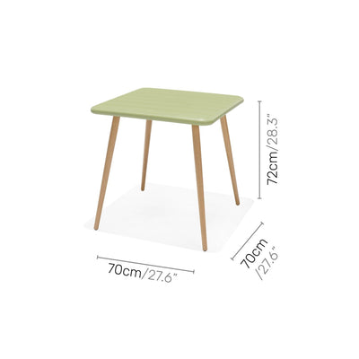Nassau Square Table – Sage Green Social Plastic® by LifestyleGarden US - product image 9 for Resin Society