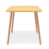 Nassau Square Table – Honey Yellow Social Plastic® by LifestyleGarden US - product image 6 for Resin Society