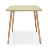Nassau Square Table – Sage Green Social Plastic® by LifestyleGarden US - product image 6 for Resin Society