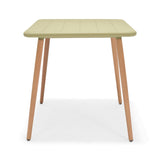 Nassau Square Table – Sage Green Social Plastic® by LifestyleGarden US - product image 7 for Resin Society