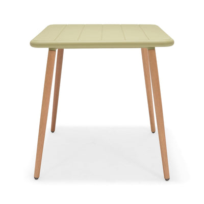 Nassau Square Table – Sage Green Social Plastic® by LifestyleGarden US - product image 7 for Resin Society