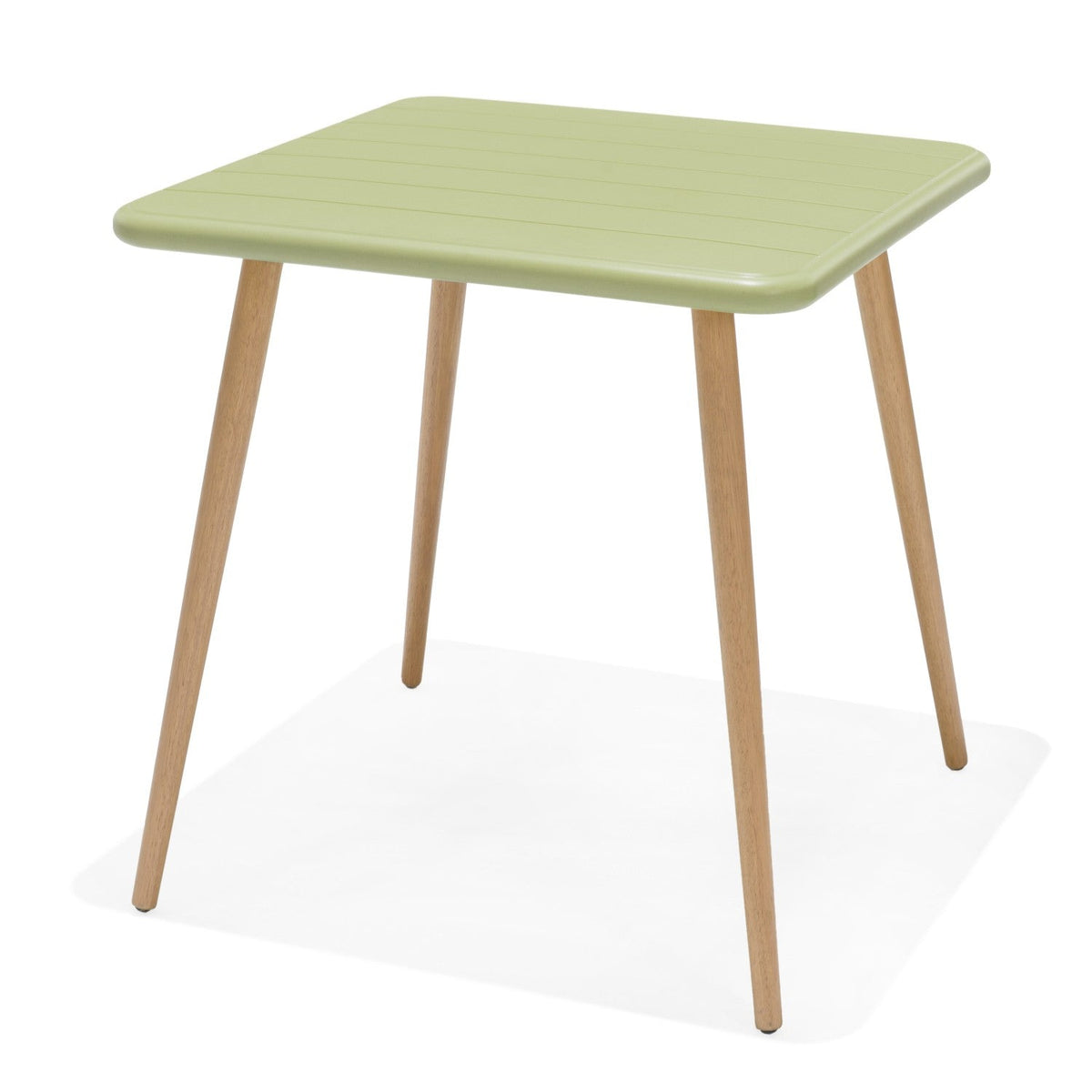 Nassau Square Table – Sage Green Social Plastic® by LifestyleGarden US - product image 5 for Resin Society