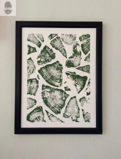Natural Pattern Collage - 18x24 Print