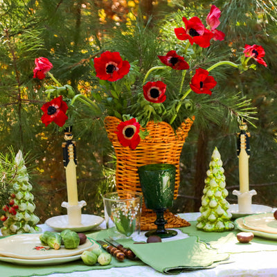 Natural Rattan Urn Vase