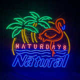 Natural Days Flaminigo Palm Tree Neon_Signs by Neon Signs Land - product image 2 for Resin Society