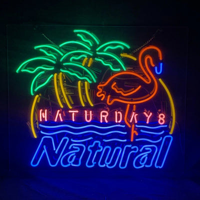 Natural Days Flaminigo Palm Tree Neon_Signs by Neon Signs Land - product image 2 for Resin Society