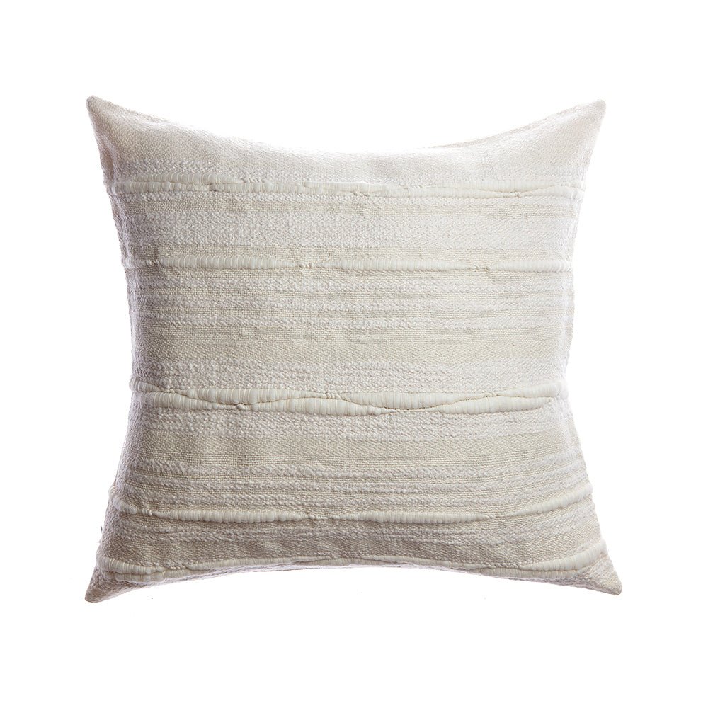 Natural Striped Touch Pillow by Homelosophy