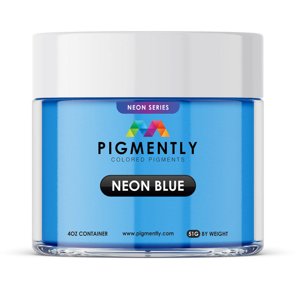 Neon Blue Epoxy Powder Pigment for resin crafts and epoxy projects