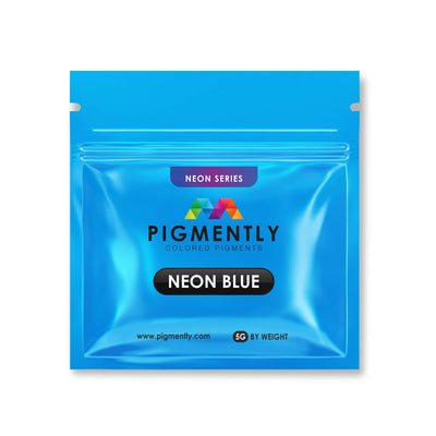 Neon Blue Epoxy Powder Pigment for resin crafts and epoxy projects