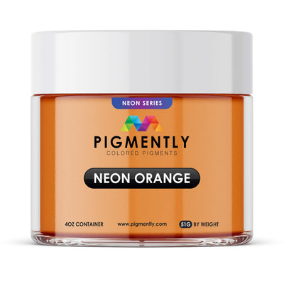 Neon Orange Epoxy Powder Pigment for resin crafts and epoxy projects