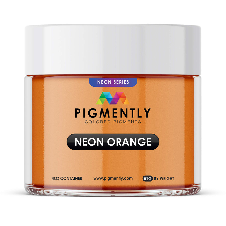 Neon Orange Epoxy Powder Pigment for resin crafts and epoxy projects
