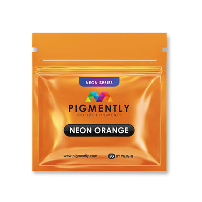 Neon Orange Epoxy Powder Pigment for resin crafts and epoxy projects