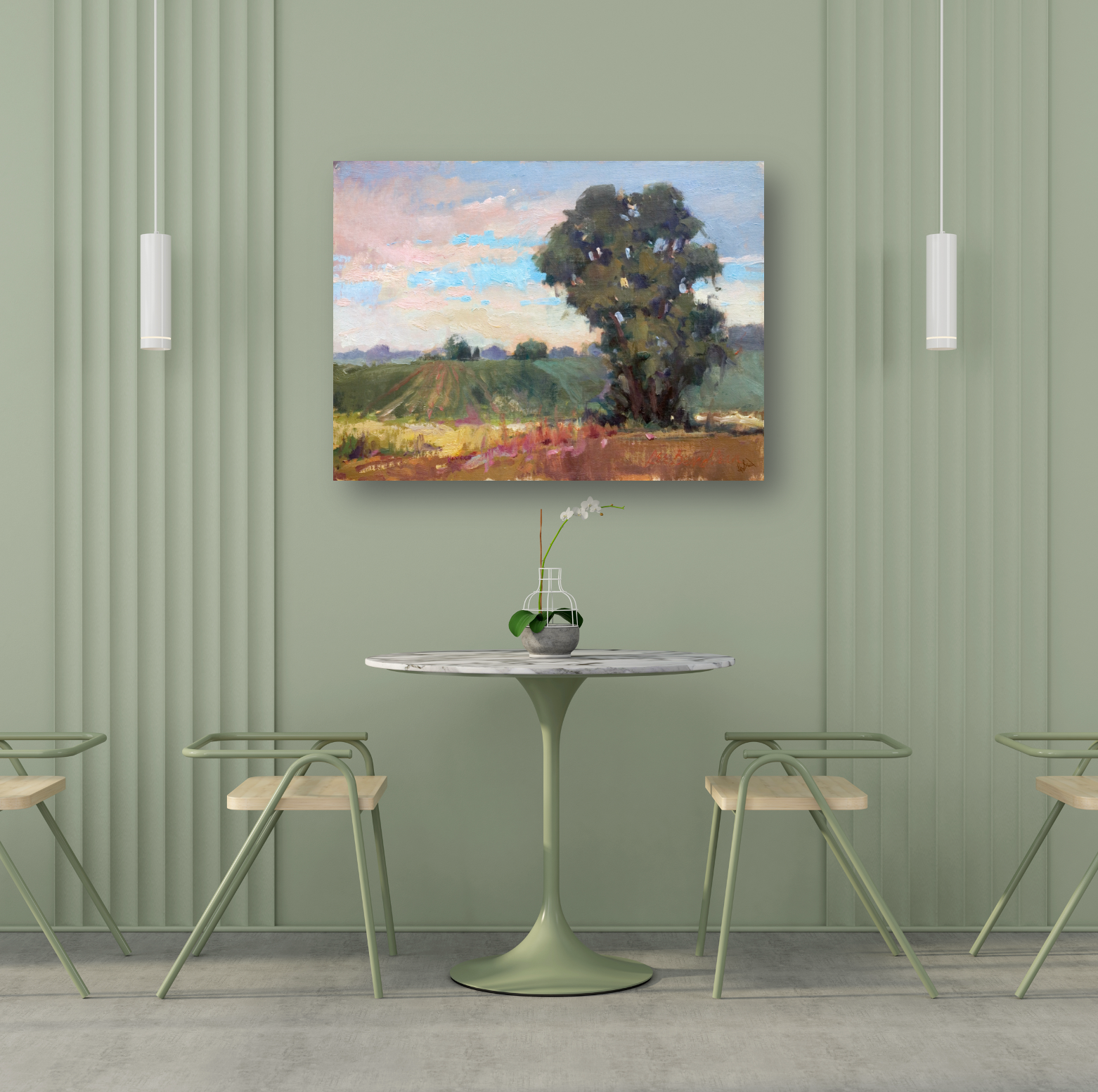 Nievre Artist Enhanced Canvas Print by John Beard Collection - product image 2 for Resin Society