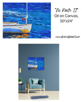 "No Knots II" Original Oil Painting on Canvas by Dreese Fine Art - product image 2 for Resin Society