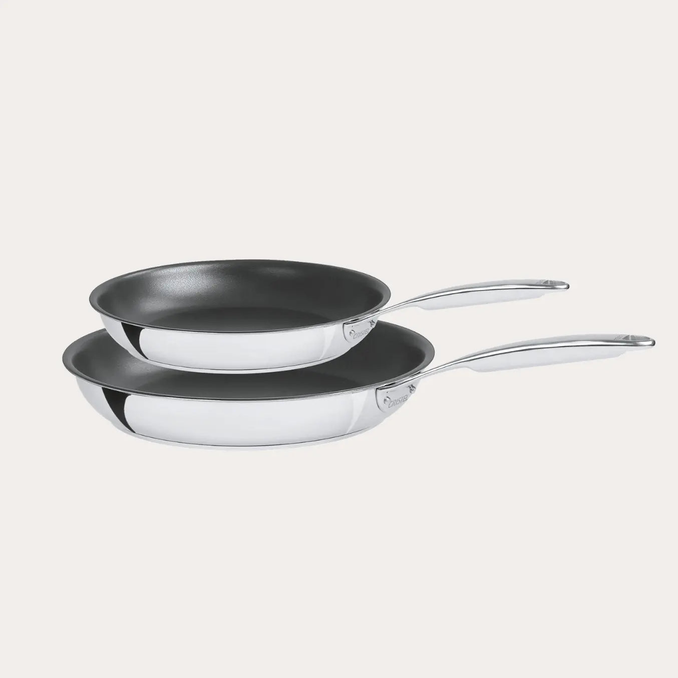 Set of 2 Non-Stick Frying Pans by CRISTEL USA - main product image for Resin Society