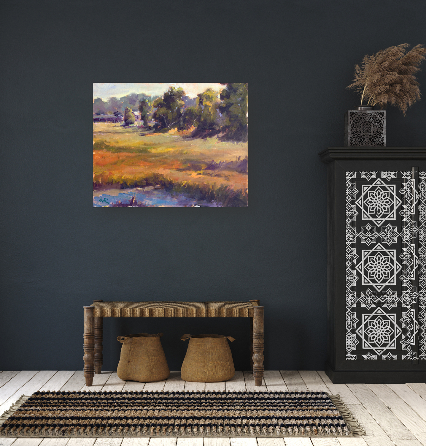 North Causeway Artist Enhanced Canvas Print by John Beard Collection - product image 4 for Resin Society