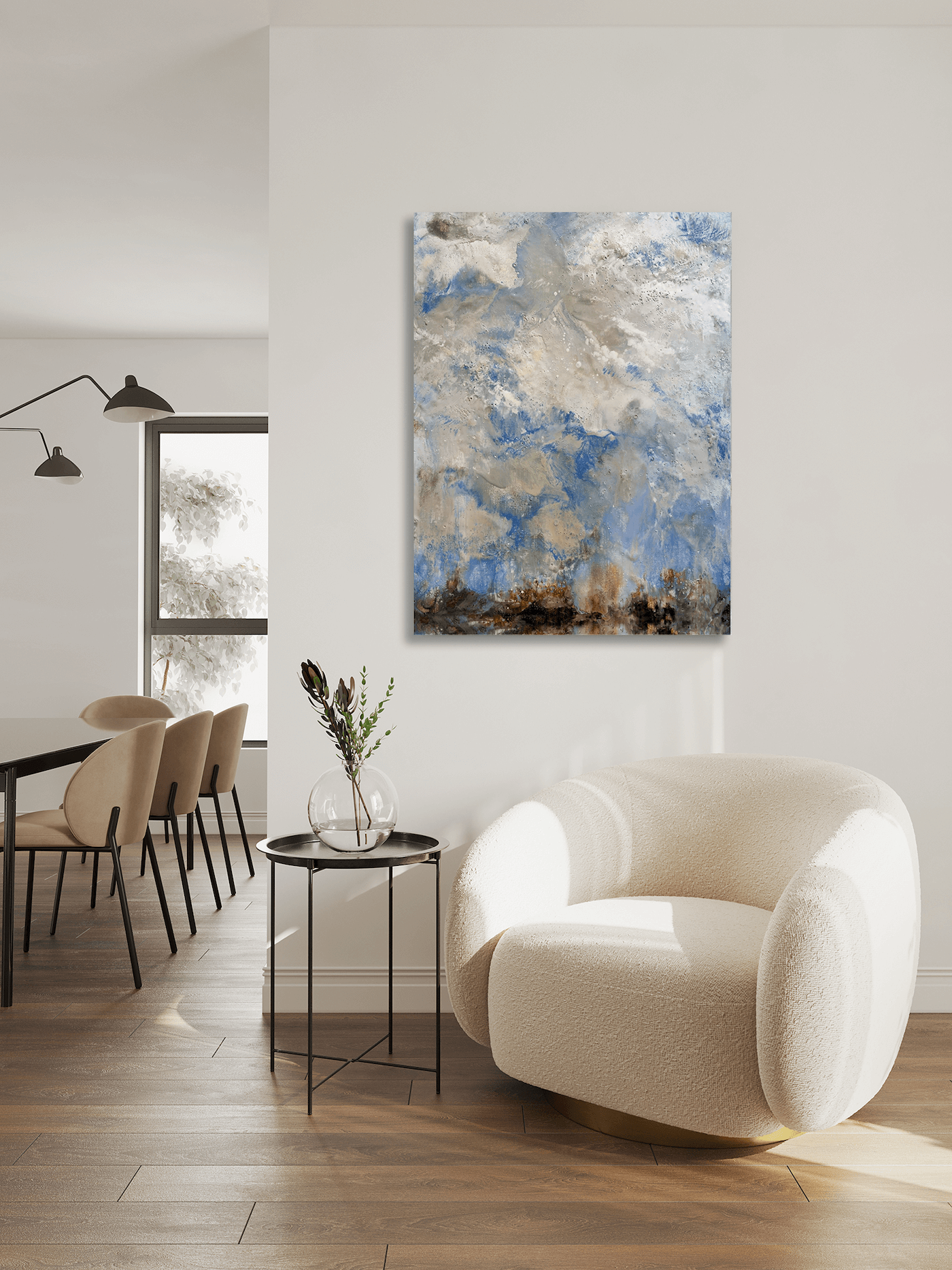 Nothing but Blue Sky Artist Enhanced Canvas Print by John Beard Collection - product image 3 for Resin Society
