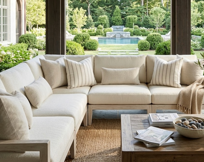 Oak Creek Pillow Cover in Glacier, Thibaut Pillows