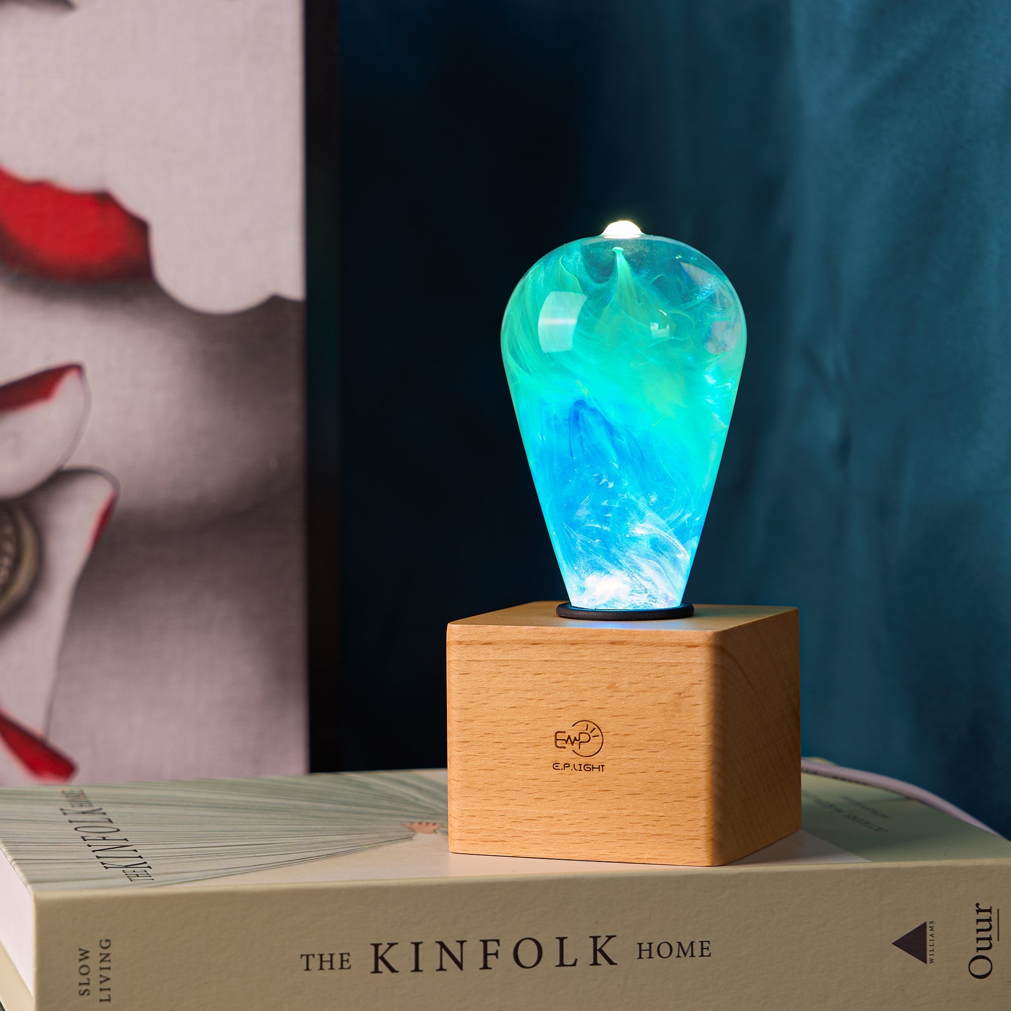 EP Light – Ocean Resin LED Lamp