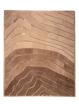 OMBRÉ – Custom Made Shearling and Cowhide Rug by Homelosophy