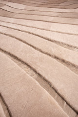 OMBRÉ – Custom Made Shearling and Cowhide Rug by Homelosophy