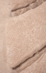 OMBRÉ – Custom Made Shearling and Cowhide Rug by Homelosophy