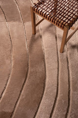 OMBRÉ – Custom Made Shearling and Cowhide Rug by Homelosophy