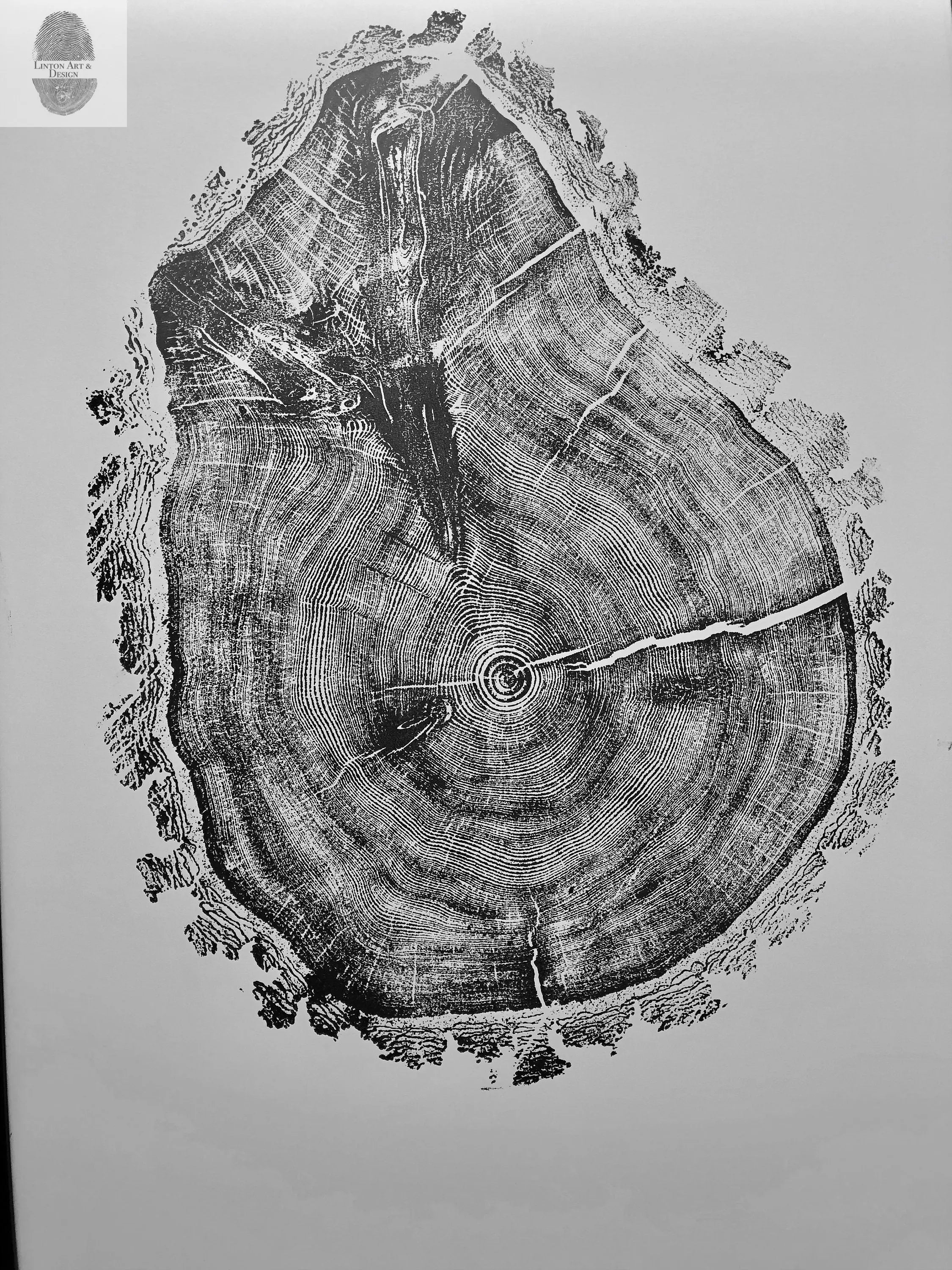 Oak, Pine, & Hemlock Set of 4 - 24x36 each print by lintonart - product image 7 for Resin Society