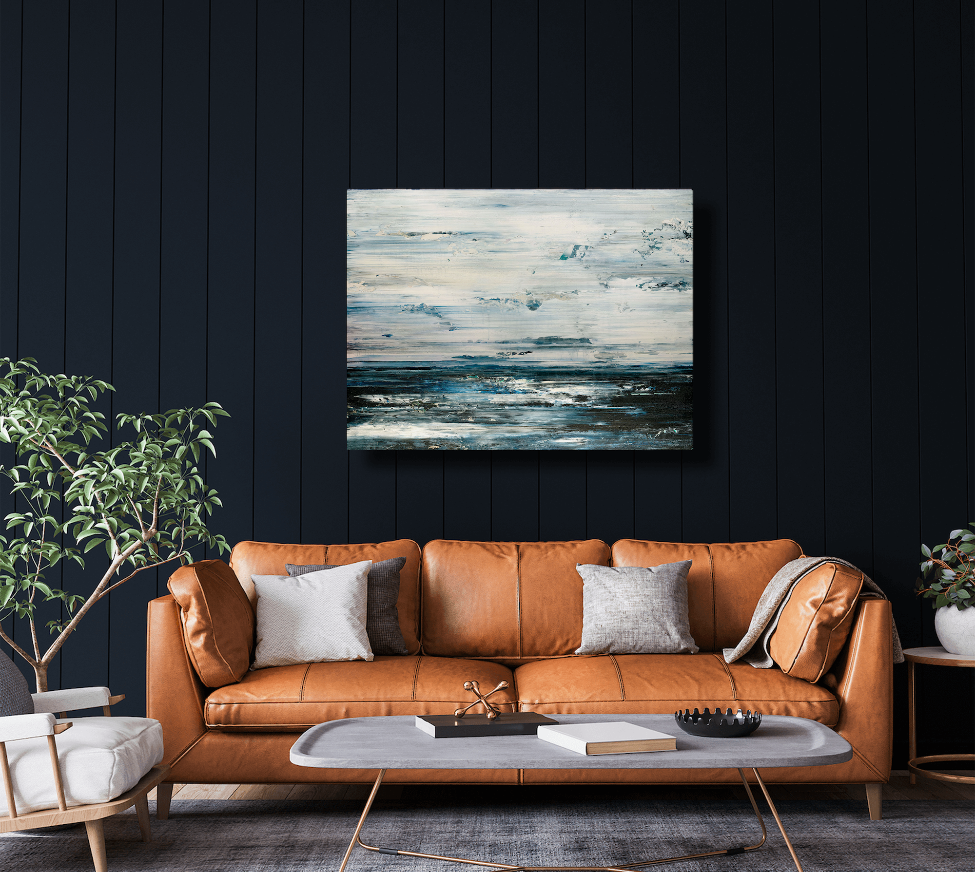 Ocean Air Artist Enhanced Canvas Print by John Beard Collection - product image 2 for Resin Society